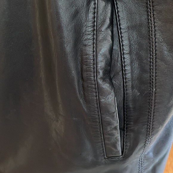 Andrew Marc xxl leather men’s jacket lined pockets outside and inside - Picture 4 of 12
